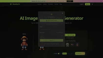 Modelfy 3D website image