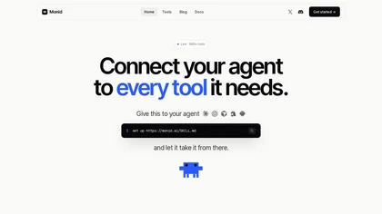 Monid website image