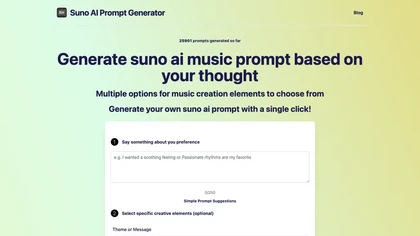 Music Prompt Generator image