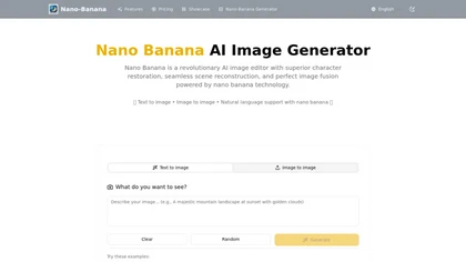 nano banana website image