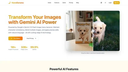 NanoBanana.lol website image
