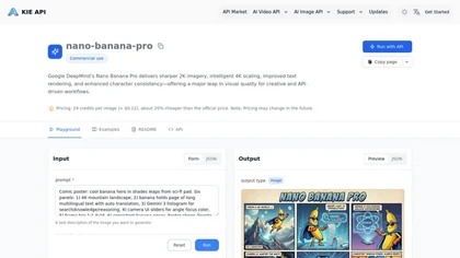NanoBanana Pro API - Kie.ai thumbnail
