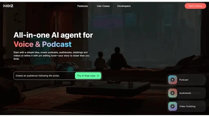 Noiz Agent website image