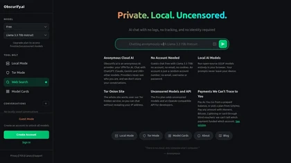 Obscurify website image