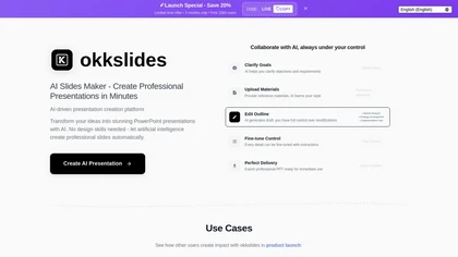 okkslides website image