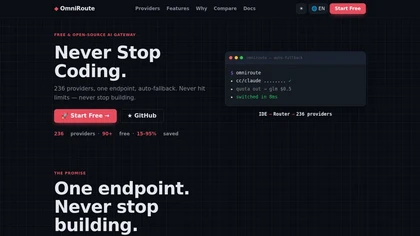 OmniRoute website image