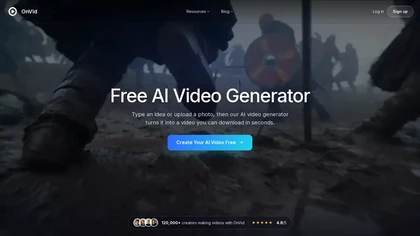 Onvid AI website image
