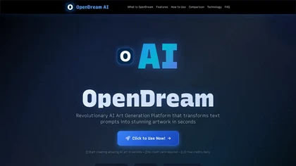 OpenDream Art website image