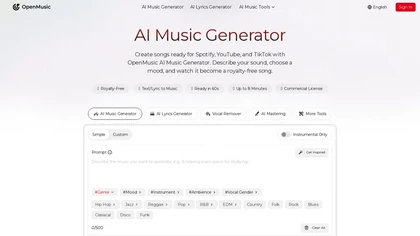 OpenMusic website image