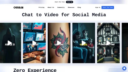 Ossa website image
