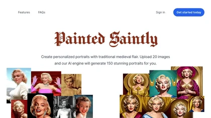 Painted Saintly image