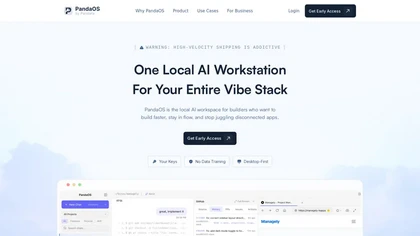 PandaOS AI website image