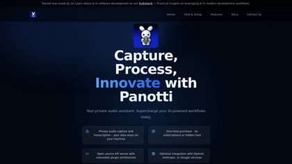 Panotti website image