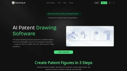 Patentfig AI website image