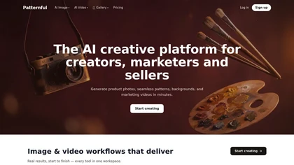 Patternful.ai website image