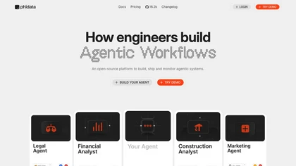 Phidata website image