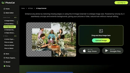 AI Image Extender - PhotoCat  website image