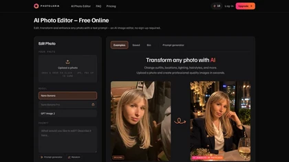 Photolaria website image