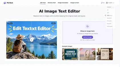 PicText website image