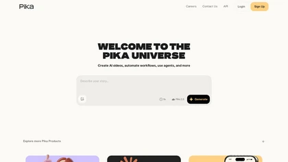 Pika website image