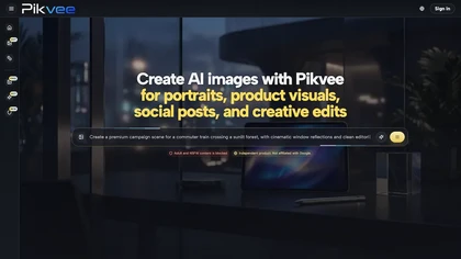 Pikvee website image