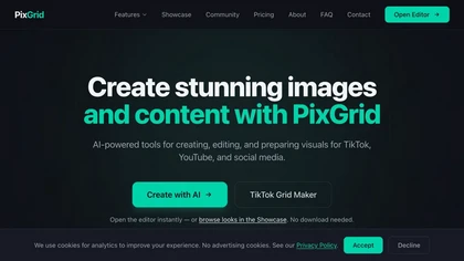 PixGrid website image