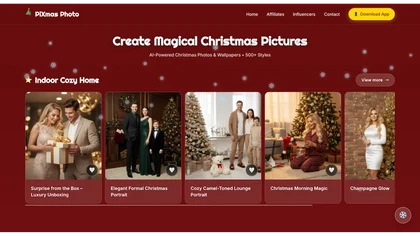 PiXmas website image