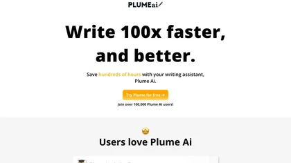 Plume AI image