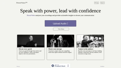 PowerVoice website image