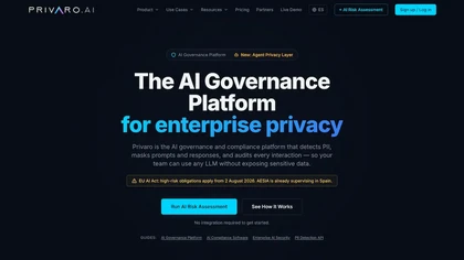 Privaro website image