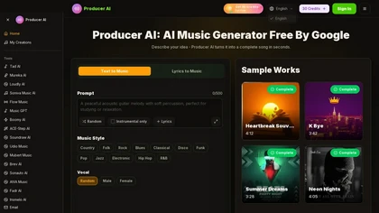 Producerai.art website image