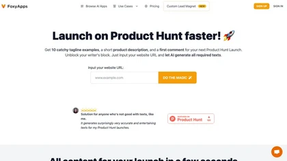 Product hunt launcher image