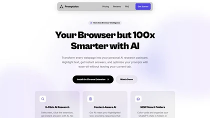 Promptsion website image