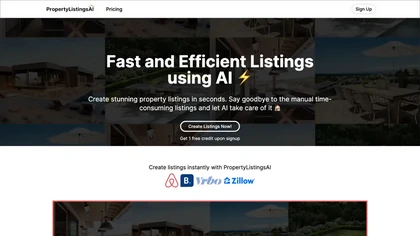 Property Listings AI image