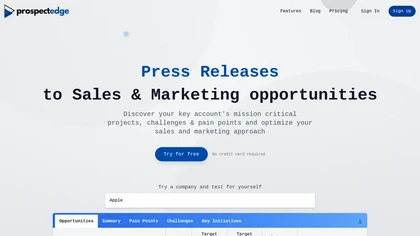 ProspectEdge website image