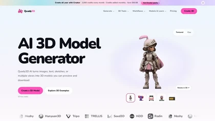 Quady3d website image