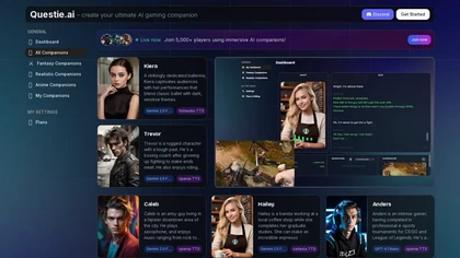 Questie.ai website image