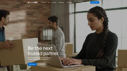 Quicko Pro website image