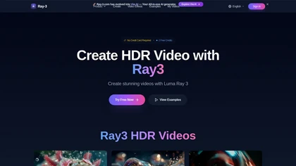 Ray 3 AI thumbnail