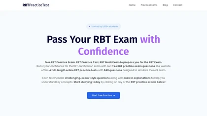 RBT Practice Test website image