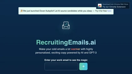 Recruiting Emails AI by Dover image