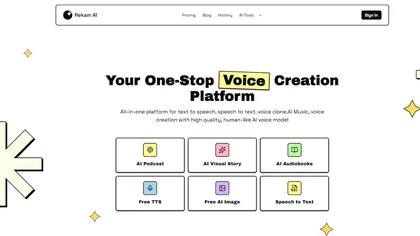 Rekam AI website image