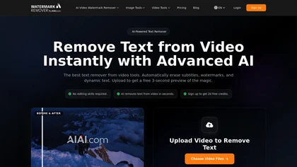 Remove text from video - AIAI thumbnail