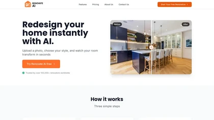 RenovateAI website image