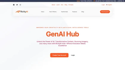 RichlyAI website image