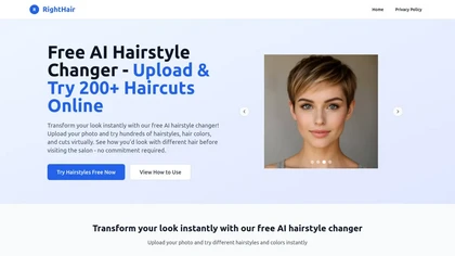 RightHair website image