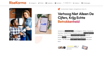 RiseKarma website image