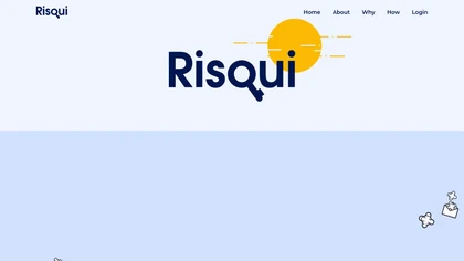 Risqui website image