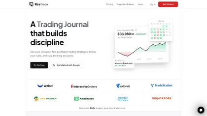 RizeTrade website image