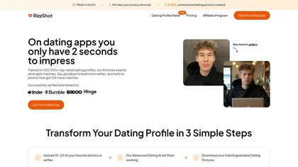 RizzShot website image